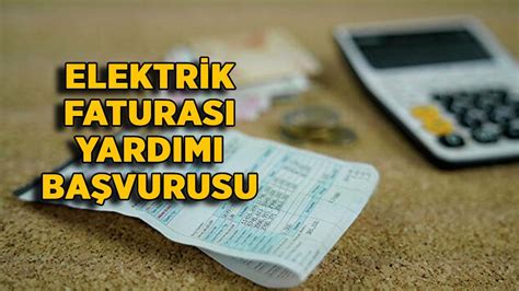 Elektrik ve Doğalgaz Fatura Desteği Başvurusu